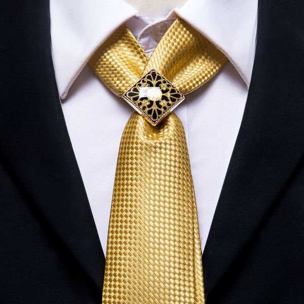 bow ties hitie yellow gold plaid men's tie set silk for men ring fashion design hanky cufflinks wedding quality necktie 230718, Black;gray
bow ties hitie yellow gold plaid men's tie set silk for men ring fashion design hanky cufflinks wedding quality necktie 230718, Black;gray