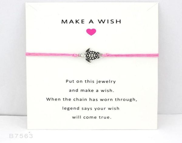 10pcslot make a wish sea turtles tortoise animal antique silver charm bracelets with card adjustable women men jewelry custom col37122071, Golden;silver
10pcslot make a wish sea turtles tortoise animal antique silver charm bracelets with card adjustable women men jewelry custom col37122071, Golden;silver
