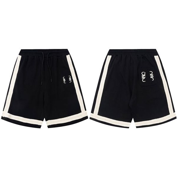 popular mens and womens summer new minimalist letter embroidery casual shorts, White;black
popular mens and womens summer new minimalist letter embroidery casual shorts, White;black