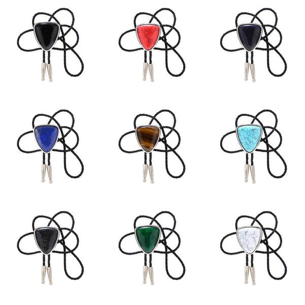 bolo ties new item bolo tie for man women handmade western art indian alloy necktie triangle naturel stone hkd230719, Red
bolo ties new item bolo tie for man women handmade western art indian alloy necktie triangle naturel stone hkd230719, Red