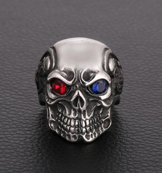 gothic skull ring vintage indian cz zircon crystal eyes mens ring punk biker vintage hip pop jewelry gift rings for women1322812, Silver
gothic skull ring vintage indian cz zircon crystal eyes mens ring punk biker vintage hip pop jewelry gift rings for women1322812, Silver