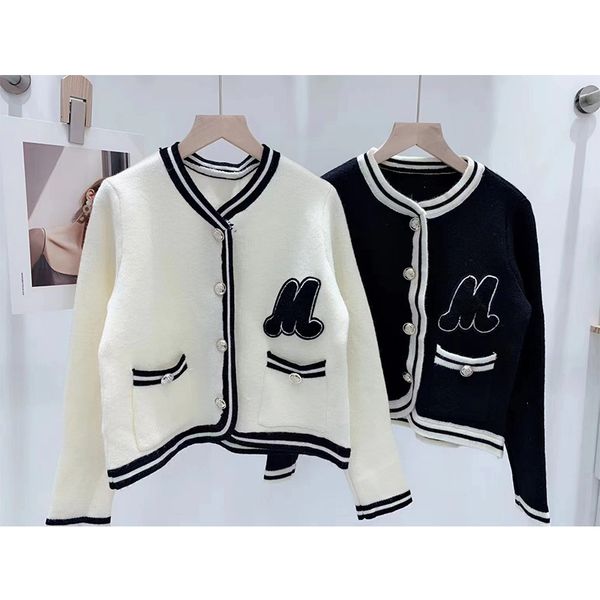 superior quality fashion designer sweaters bee embroidery cardigan long sleeve single breasted contrast color button, White;black
superior quality fashion designer sweaters bee embroidery cardigan long sleeve single breasted contrast color button, White;black