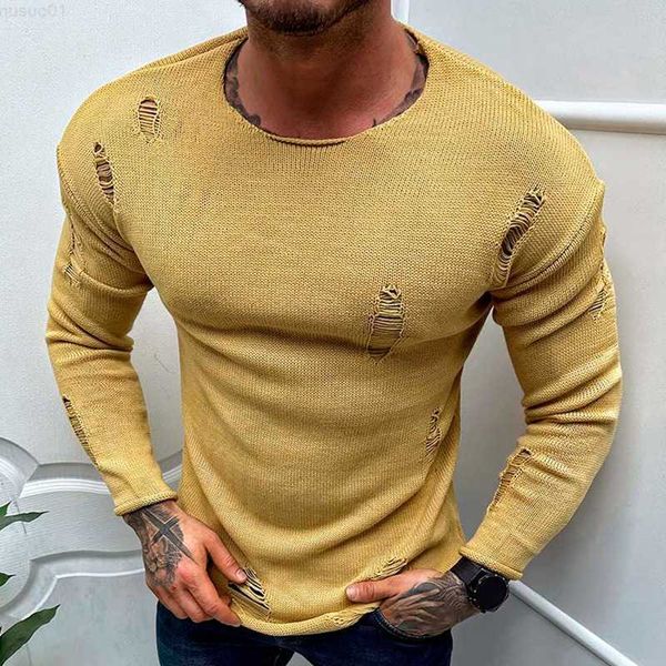 men's sweaters men's summer hole knitted sweater round neck long sleeve thin bottom sweater l230719, White;black
men's sweaters men's summer hole knitted sweater round neck long sleeve thin bottom sweater l230719, White;black