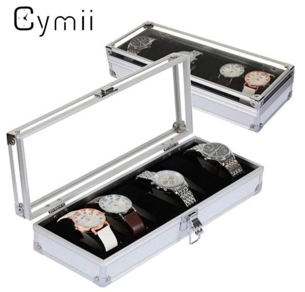 cymii watch box case 6 grid insert slots jewelry watches display storage box case aluminium watch jewelry decoration3575907, Black;blue
cymii watch box case 6 grid insert slots jewelry watches display storage box case aluminium watch jewelry decoration3575907, Black;blue