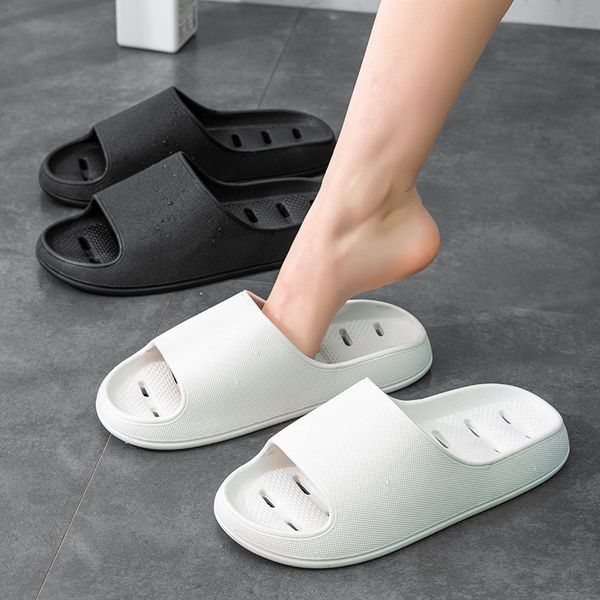 new type of slippers for women in summer home indoor anti slip bathroom shower couple wearing thick sole leaky and cool slipper outside grey, Black
new type of slippers for women in summer home indoor anti slip bathroom shower couple wearing thick sole leaky and cool slipper outside grey, Black