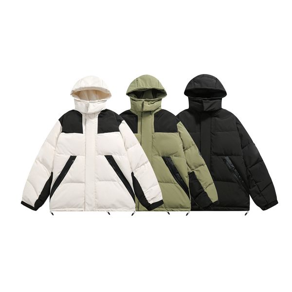 designer men's autumn and winter casual color contrast smooth down jacket outdoor hooded windproof warm jacket asian size s -- xxl, Black
designer men's autumn and winter casual color contrast smooth down jacket outdoor hooded windproof warm jacket asian size s -- xxl, Black