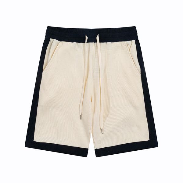 23ss new women's men's short pants splice embroidery waffle shorts sport elastic waist outdoor fifth pants street fashion casual, White;black
23ss new women's men's short pants splice embroidery waffle shorts sport elastic waist outdoor fifth pants street fashion casual, White;black