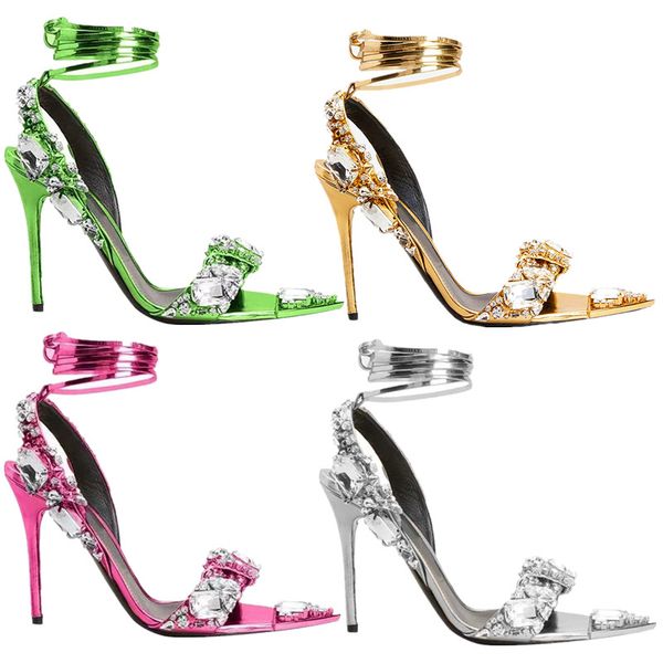 womens dress shoes leather luxury design metal crystal decorative ankle lace up sandals slim high heels party evening shoes open toe calf le, Black
womens dress shoes leather luxury design metal crystal decorative ankle lace up sandals slim high heels party evening shoes open toe calf le, Black