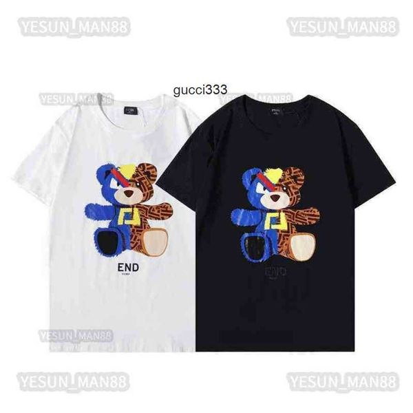 ff designer luxury classic summer t shirt joining together bear printed fashion mens and womens couple loose short sleeve fendyly tee, White;black
ff designer luxury classic summer t shirt joining together bear printed fashion mens and womens couple loose short sleeve fendyly tee, White;black