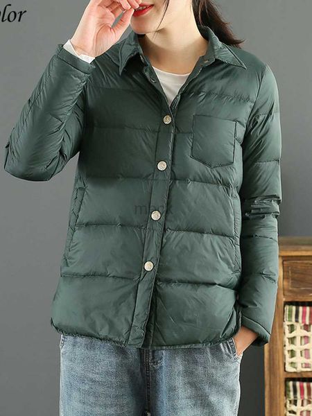 women's down parkas fitaylor autumn winter ultra light feather jacket women irregular down coat shirt collar single breasted windproof, Black
women's down parkas fitaylor autumn winter ultra light feather jacket women irregular down coat shirt collar single breasted windproof, Black