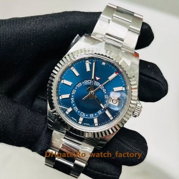 men watch 326934 42mm stainless steel blue dial luminescent 3235 automatic mechanical mens elling watches box included, Slivery;brown
men watch 326934 42mm stainless steel blue dial luminescent 3235 automatic mechanical mens elling watches box included, Slivery;brown