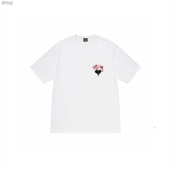 summer trend designer t-shirttshirt red heart printed heavyweight short sleeved loose fitting pure cotton t-shirt for both men and women, White;black
summer trend designer t-shirttshirt red heart printed heavyweight short sleeved loose fitting pure cotton t-shirt for both men and women, White;black