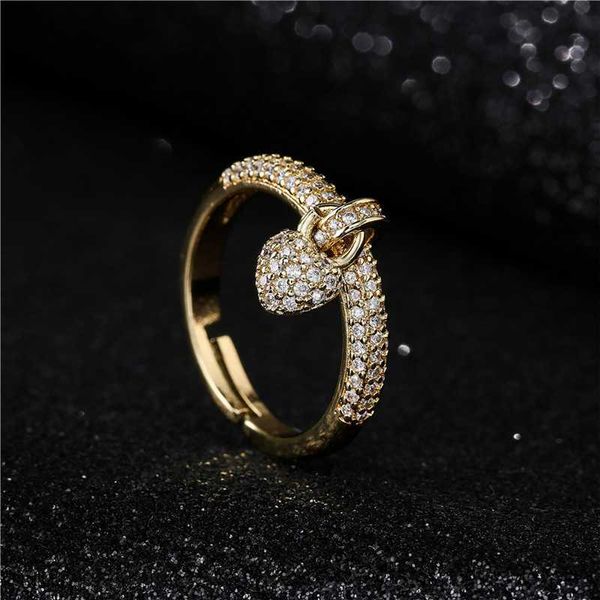 band rings newbuy brand fashion gold color copper open ring heart wedding ring engagement jewelry gift for women r230719, Silver
band rings newbuy brand fashion gold color copper open ring heart wedding ring engagement jewelry gift for women r230719, Silver