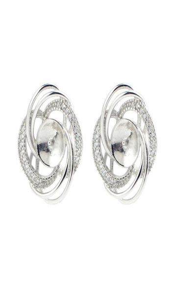 pearl earring settings gorgeous design 925 sterling silver cubic zirconia floral stud earring mounting 5 pairs2462285, Slivery;crystal
pearl earring settings gorgeous design 925 sterling silver cubic zirconia floral stud earring mounting 5 pairs2462285, Slivery;crystal