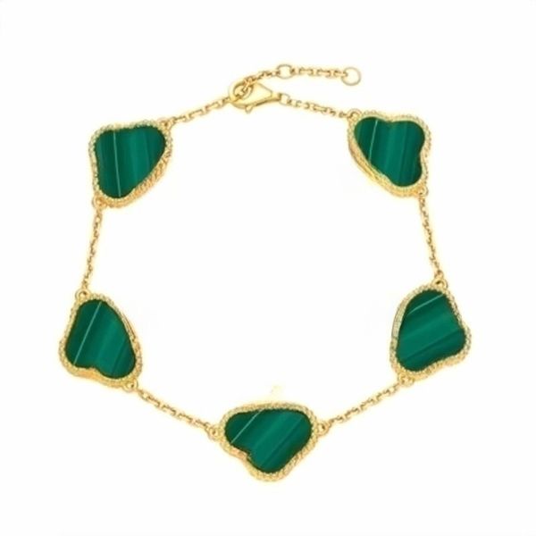 clover bracelet luxury designer jewelry four leaf bracelets 18k gold silver plate agate diamond fashion love charm chain for women wedding g, Black
clover bracelet luxury designer jewelry four leaf bracelets 18k gold silver plate agate diamond fashion love charm chain for women wedding g, Black