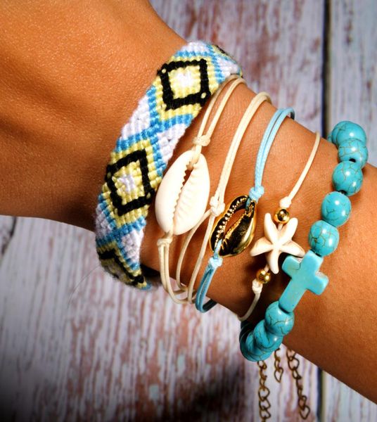 moon girl 6 pieces puka shell bracelet set cross beads weave boho fashion girl friendship charm bracelet summer jewelry dropship6582327, Golden;silver
moon girl 6 pieces puka shell bracelet set cross beads weave boho fashion girl friendship charm bracelet summer jewelry dropship6582327, Golden;silver