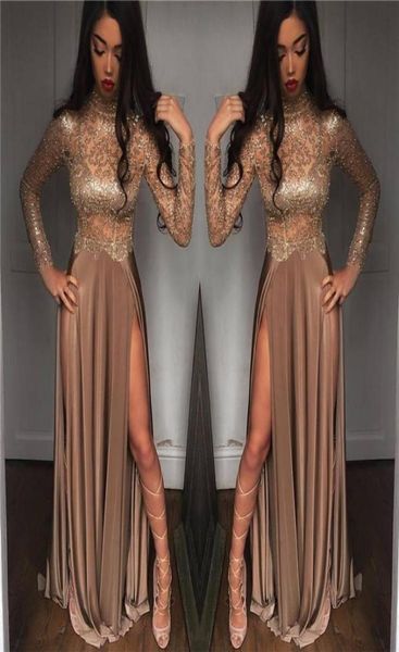 2k18 new black girls sparkling sequined sheer long sleeves prom dresses high neck split formal party evening gowns5935042, Black;red
2k18 new black girls sparkling sequined sheer long sleeves prom dresses high neck split formal party evening gowns5935042, Black;red