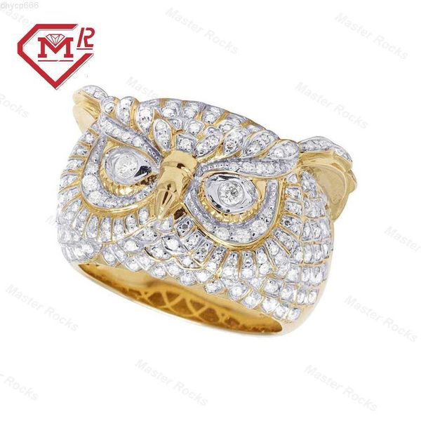 punk style jewelry 925 sterling silver gold plated iced out owl ring hip hop moissanite ring men designer jewelry
punk style jewelry 925 sterling silver gold plated iced out owl ring hip hop moissanite ring men designer jewelry
