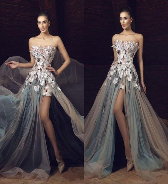 tony chaaya 2018 split prom dresses long strapless neck beaded embroidery evening gowns sweep train a line formal dress2476606, Black
tony chaaya 2018 split prom dresses long strapless neck beaded embroidery evening gowns sweep train a line formal dress2476606, Black
