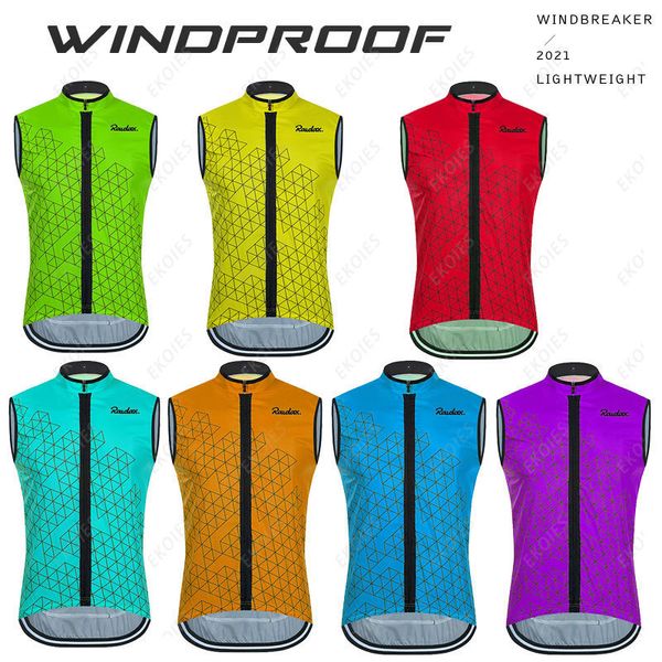 Image of Cycling Shirts Tops Summer Sleeveless Cycling Vest RAUDAX Team Man Windproof Cycling Jerseys Breathable Road Bicycle Sport Tops MTB Ciclismo Gilet 230718