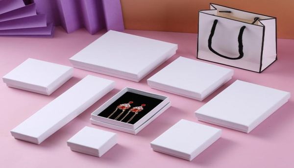 multisizes matte white gift packing boxes with lids and sponge filled shopping paper bags retail jewelry packaging for earring ri1102161, Black;white
multisizes matte white gift packing boxes with lids and sponge filled shopping paper bags retail jewelry packaging for earring ri1102161, Black;white