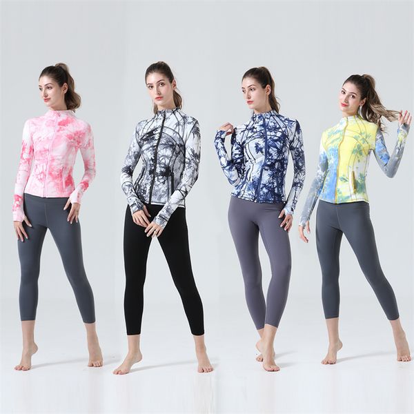 lu women yoga jacket long sleeves outfit solid color zipper gym jackets shaping waist tight fitness outfit sportswear for lady ll6196
lu women yoga jacket long sleeves outfit solid color zipper gym jackets shaping waist tight fitness outfit sportswear for lady ll6196