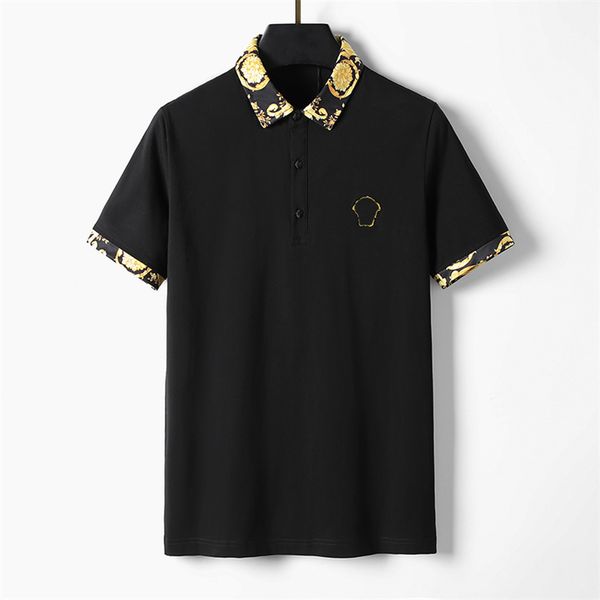 luxury designer polo shirts high street embroidery pure cotton men's clothing polo shirt, White;black
luxury designer polo shirts high street embroidery pure cotton men's clothing polo shirt, White;black