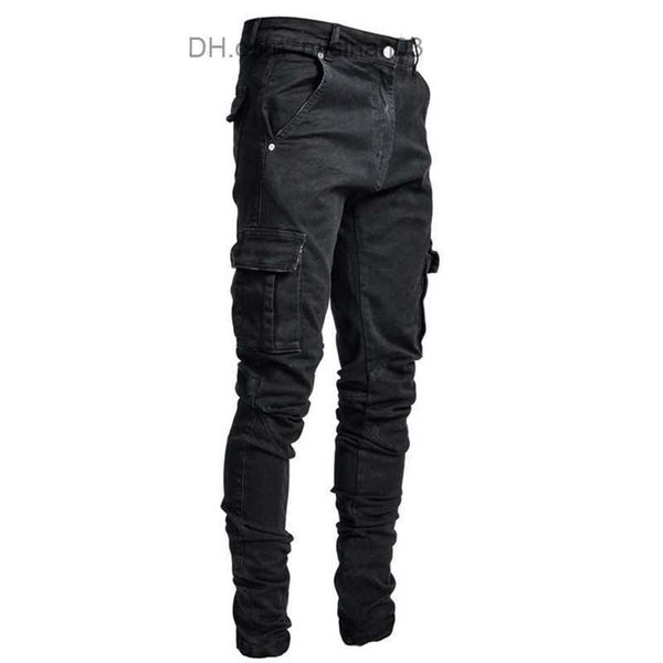 men's jeans jeans men pants casual cotton denim trousers multi pocket cargo jean mens fashion pencil pants side pockets z230719, Blue
men's jeans jeans men pants casual cotton denim trousers multi pocket cargo jean mens fashion pencil pants side pockets z230719, Blue