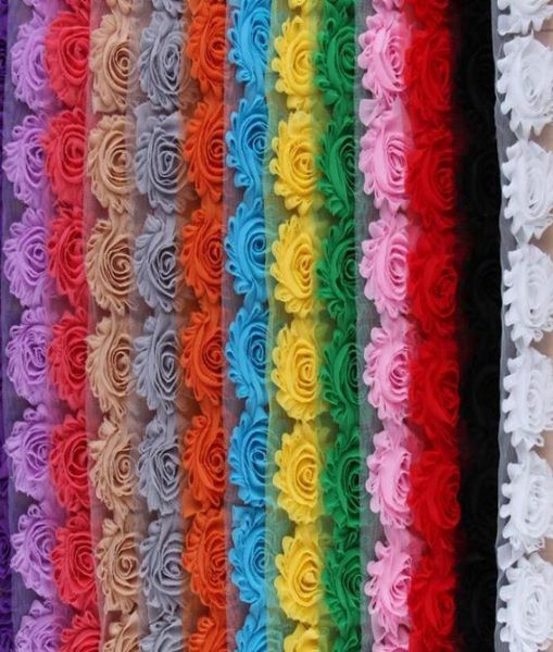 25quot chiffon flower trim chic shabby flower trim fraying rosettes diy baby children hair accessories 10 yardlot by00007220104, Slivery;white
25quot chiffon flower trim chic shabby flower trim fraying rosettes diy baby children hair accessories 10 yardlot by00007220104, Slivery;white