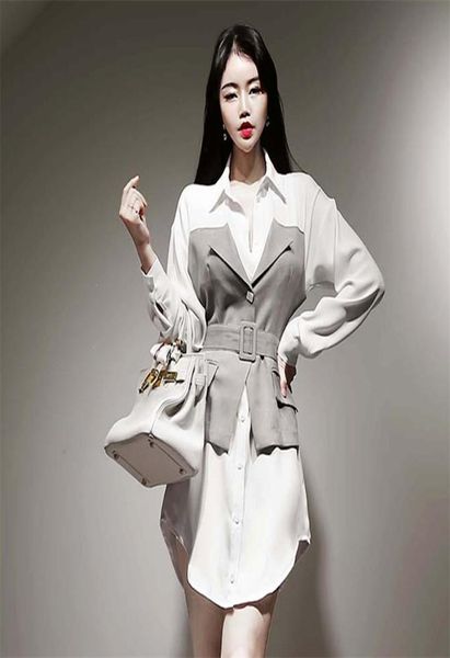 shirt blazer dress for women summer long sleeve korea notched ladies ol office formal mini dresses 2106028390136, Black;gray
shirt blazer dress for women summer long sleeve korea notched ladies ol office formal mini dresses 2106028390136, Black;gray