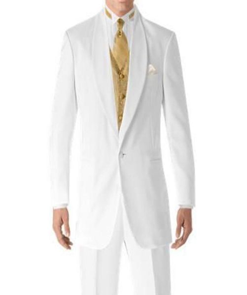 white and gold wedding tuxedos for groom men suits shawl lapel 3 piece custom made jacket pants waistcoat latest style wh0781428304, Black;gray
white and gold wedding tuxedos for groom men suits shawl lapel 3 piece custom made jacket pants waistcoat latest style wh0781428304, Black;gray