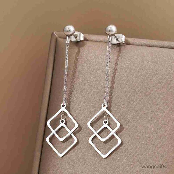 charm stainless steel earrings trend new geometric square overlay charms bell pendants earrings for women jewelry party girl gift r230719, Golden
charm stainless steel earrings trend new geometric square overlay charms bell pendants earrings for women jewelry party girl gift r230719, Golden
