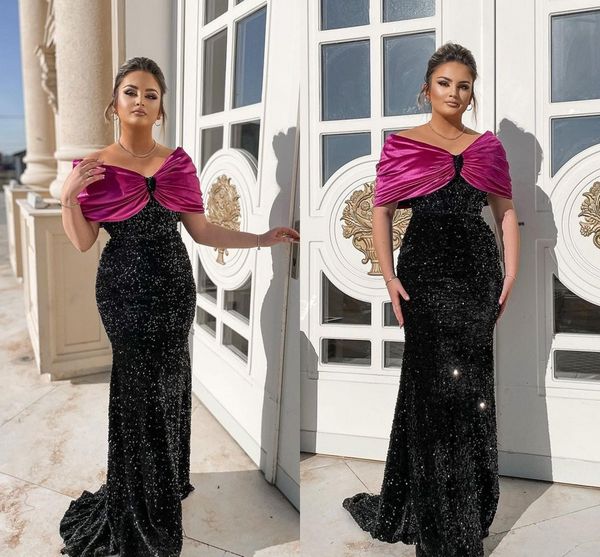 dubai arabic black sheath evening dresses long for women plus size off shoulder draped sequined birthday prom celebrity pageant formal occas, Black;red
dubai arabic black sheath evening dresses long for women plus size off shoulder draped sequined birthday prom celebrity pageant formal occas, Black;red
