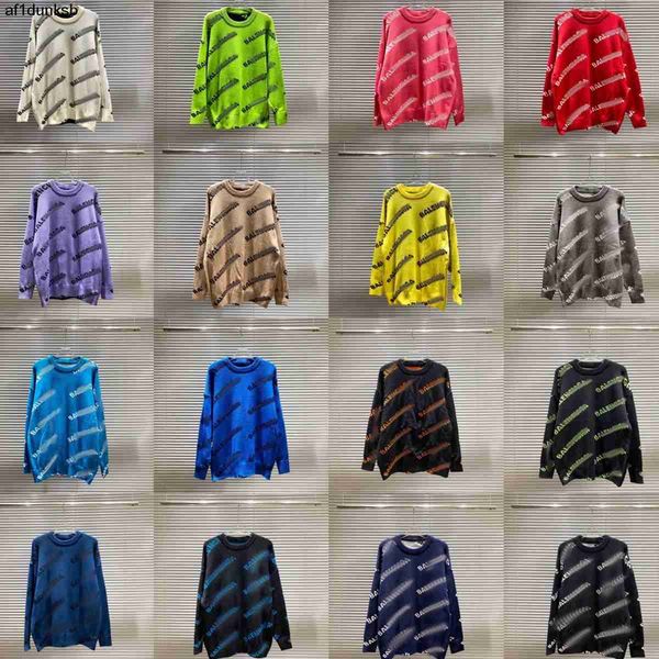 casual warm balencaigaly multicolor balencigaly knit designer leisure sweater keep mens comfortable slim women knitting senior pullover clas, White;black
casual warm balencaigaly multicolor balencigaly knit designer leisure sweater keep mens comfortable slim women knitting senior pullover clas, White;black