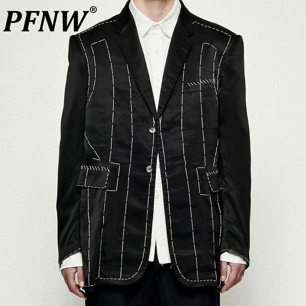 men's suits blazers pfnw autumn versatile high end niche design trend street handsome personality baggy outdoor suit 28a3576 230718, White;black
men's suits blazers pfnw autumn versatile high end niche design trend street handsome personality baggy outdoor suit 28a3576 230718, White;black