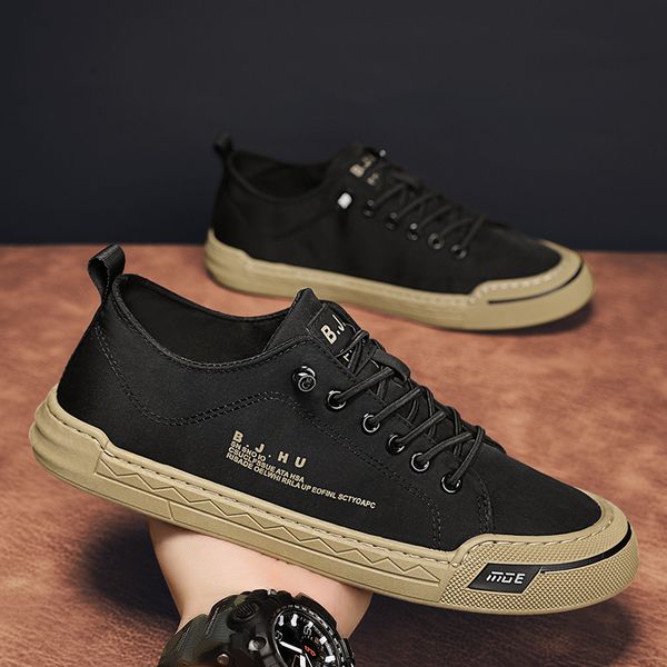 dress shoes 2023 summer casual men retro outdoor canvas shoe walking loafers comfortable flats sneakers tenis masculino zapatos hombre 23071, Black
dress shoes 2023 summer casual men retro outdoor canvas shoe walking loafers comfortable flats sneakers tenis masculino zapatos hombre 23071, Black