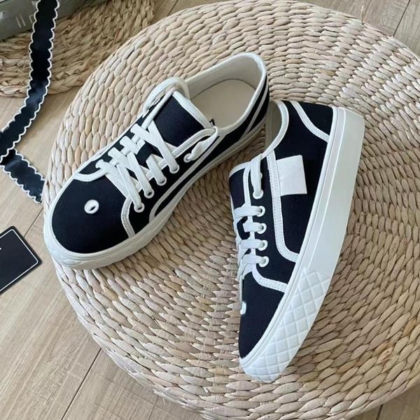 women's fashion canvas shoes designer thick bottom casual shoes luxury brand lace up sneakers flat shoes women's shoes, Black
women's fashion canvas shoes designer thick bottom casual shoes luxury brand lace up sneakers flat shoes women's shoes, Black