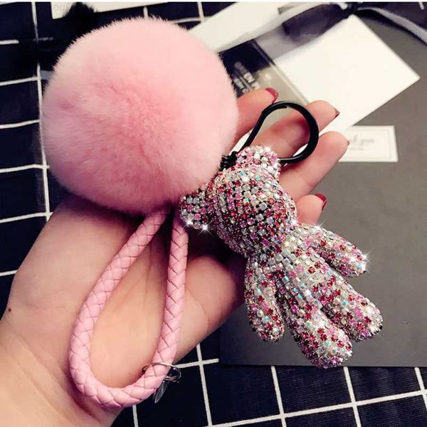 key rings creative handmade diy craft rhinestone gloomy bear keychain cartoon supple pompom keyring holder cute bag charm car key chain l230, Slivery;golden
key rings creative handmade diy craft rhinestone gloomy bear keychain cartoon supple pompom keyring holder cute bag charm car key chain l230, Slivery;golden