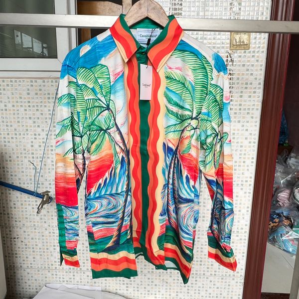 mens casual shirts casablanca shirt sunset scene coconut print hawaiian casual loose fitting mens long sleeved real po 230718, White;black
mens casual shirts casablanca shirt sunset scene coconut print hawaiian casual loose fitting mens long sleeved real po 230718, White;black