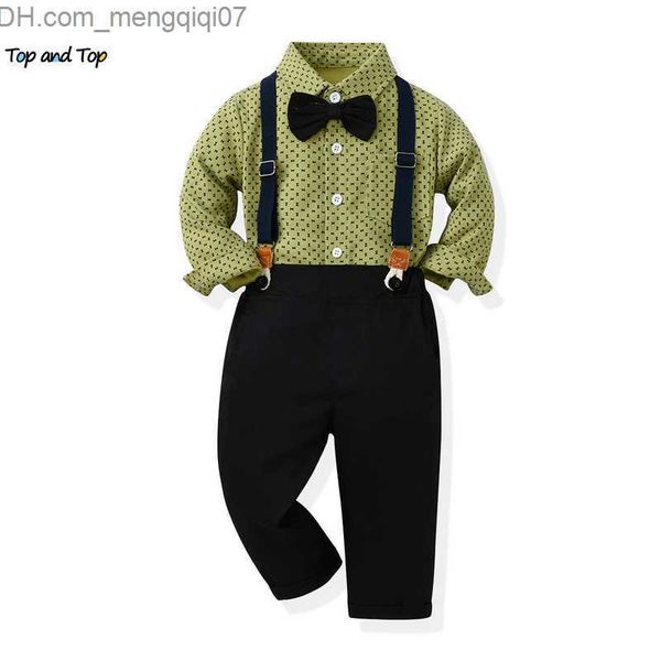 clothing sets and autumn little boys gentlemen's clothing set long sleeve bow shirt suspension pants formal set z230719, White
clothing sets and autumn little boys gentlemen's clothing set long sleeve bow shirt suspension pants formal set z230719, White