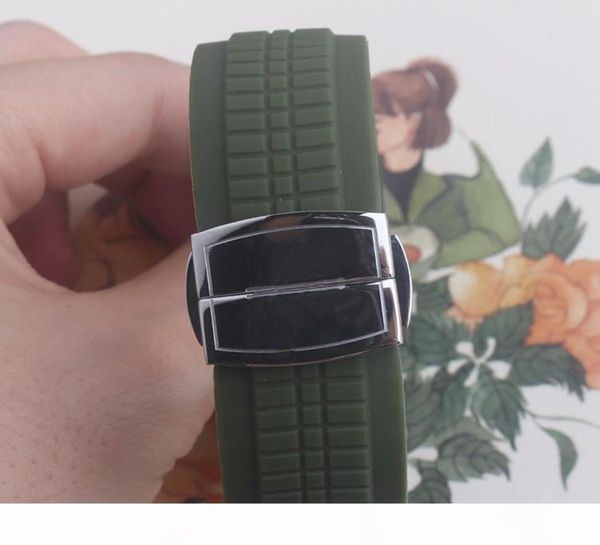 r 21mm black brown rubber watch strap band with clasp fit pp aquanaut 5167r 5167a6272098 
r 21mm black brown rubber watch strap band with clasp fit pp aquanaut 5167r 5167a6272098