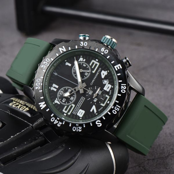 2023 new mens watch quartz luxury navitimer b01 dial brand chronograph belt rubber watch band wristwatch 06, Slivery;golden
2023 new mens watch quartz luxury navitimer b01 dial brand chronograph belt rubber watch band wristwatch 06, Slivery;golden