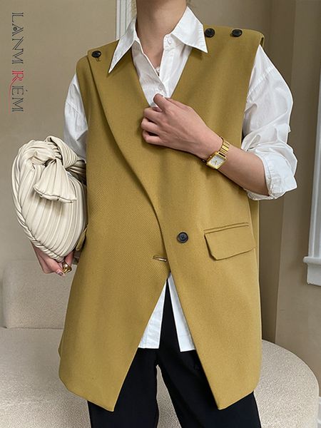 women's tanks camis lanmrem korean style irregula rdesign waistcoat for women v neck sleeveless single button casual loose coats 2023 2, White
women's tanks camis lanmrem korean style irregula rdesign waistcoat for women v neck sleeveless single button casual loose coats 2023 2, White