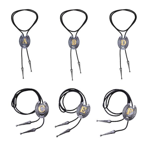 bolo ties chic cowboy bolo tie creative pendant versatile necktie for sweater festival hkd230719, Red