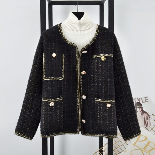 fashion rainbow designer women knitted sweaters 2023 new women's loose-fitting outer wear spring cardigan lazy style sweater jacket, White;black
fashion rainbow designer women knitted sweaters 2023 new women's loose-fitting outer wear spring cardigan lazy style sweater jacket, White;black