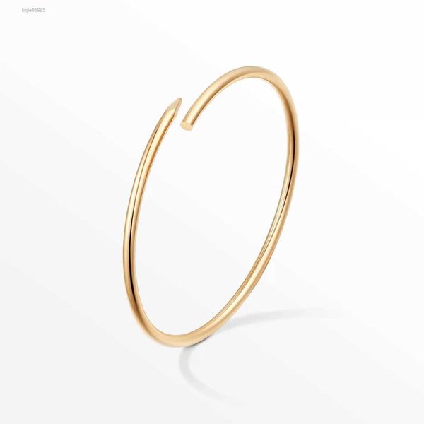 designer 2.8mm thin 6th bracelet bangle steel 18k gold plated bracelets women love bangles jewelry gift size 17 19nail bracelet, Black
designer 2.8mm thin 6th bracelet bangle steel 18k gold plated bracelets women love bangles jewelry gift size 17 19nail bracelet, Black