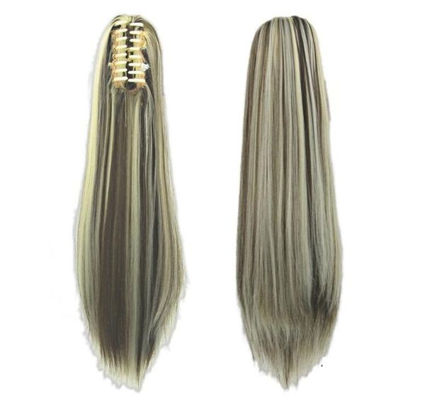 007 synthetic ponytail long straight hair 16quot22quot clip ponytail hair extension blonde brown ombre hair tail with drawstr9943462, Black
007 synthetic ponytail long straight hair 16quot22quot clip ponytail hair extension blonde brown ombre hair tail with drawstr9943462, Black