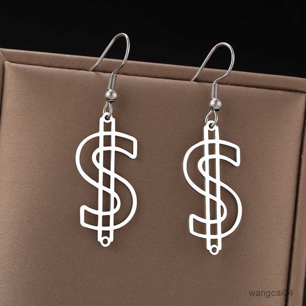 charm stainless steel earrings gothic currency dollar symbol design fashion pendant earrings for women jewelry wedding girl party r230719, Golden
charm stainless steel earrings gothic currency dollar symbol design fashion pendant earrings for women jewelry wedding girl party r230719, Golden