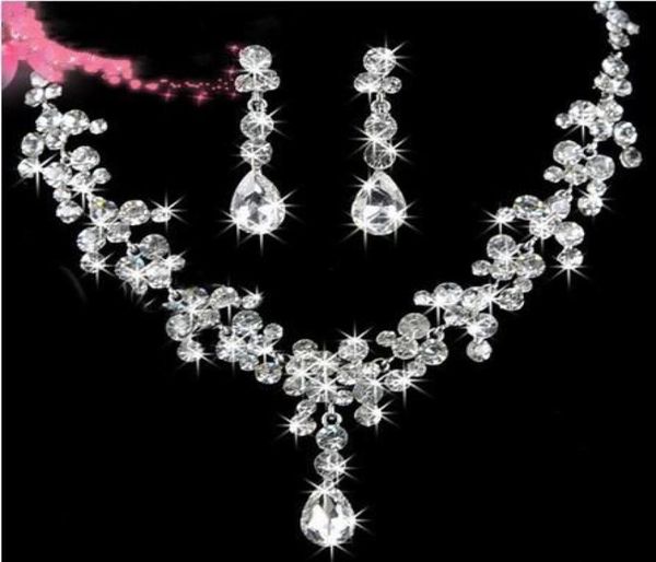 stock 2022 luxury crystals jewerly two pieces earrings necklace rhinestone wedding bridal sets jewelry set1467225, White
stock 2022 luxury crystals jewerly two pieces earrings necklace rhinestone wedding bridal sets jewelry set1467225, White