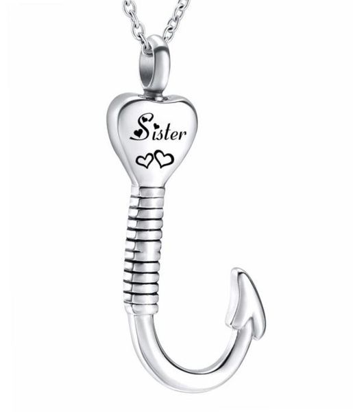fashion custom name fish hook cremation urn ash holder pendant heart necklace for men women memorial keepsake jewelry9537020, Silver
fashion custom name fish hook cremation urn ash holder pendant heart necklace for men women memorial keepsake jewelry9537020, Silver